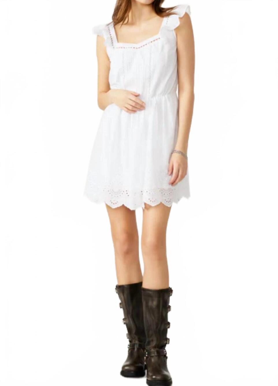 NEW STEVE MADDEN astra dress in white